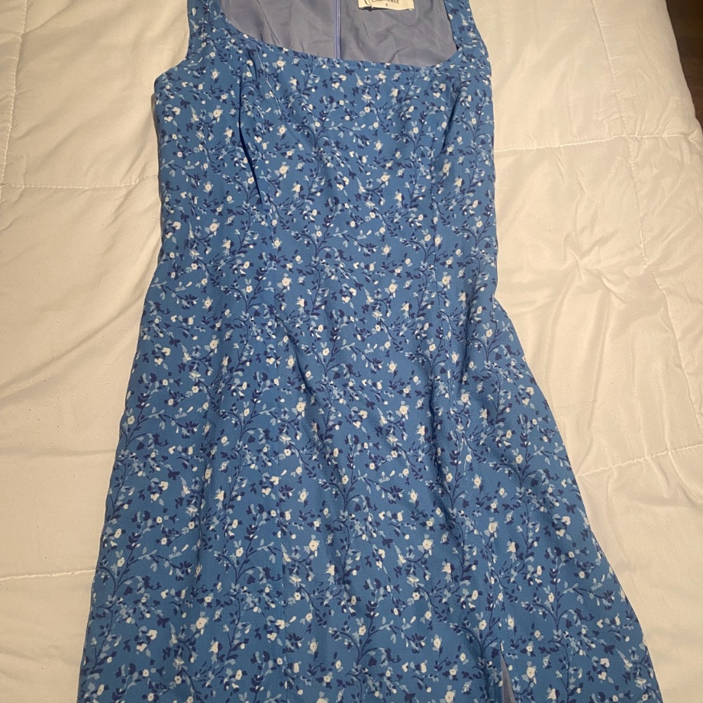 Blue casual dress
